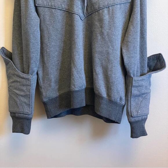 The Knight Hoodie M in Shining Armor sweater hoodie helmet gray - Picture 3 of 9